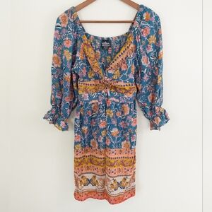 Angie Floral Mini Dress Size Large